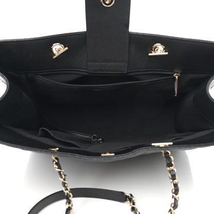 Chanel Caviar Quilted Large Shopping Tote Black 5 of 10