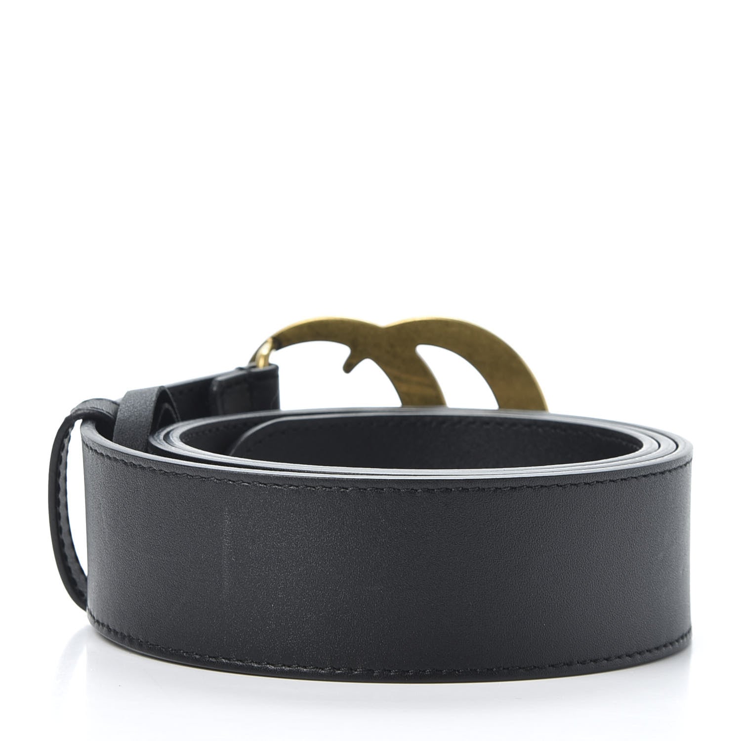Gucci Calfskin Double G 40mm Belt 90 36 Black 2 of 4