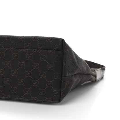 Gucci Denim Monogram Small Hobo Dark Brown 8 of 8