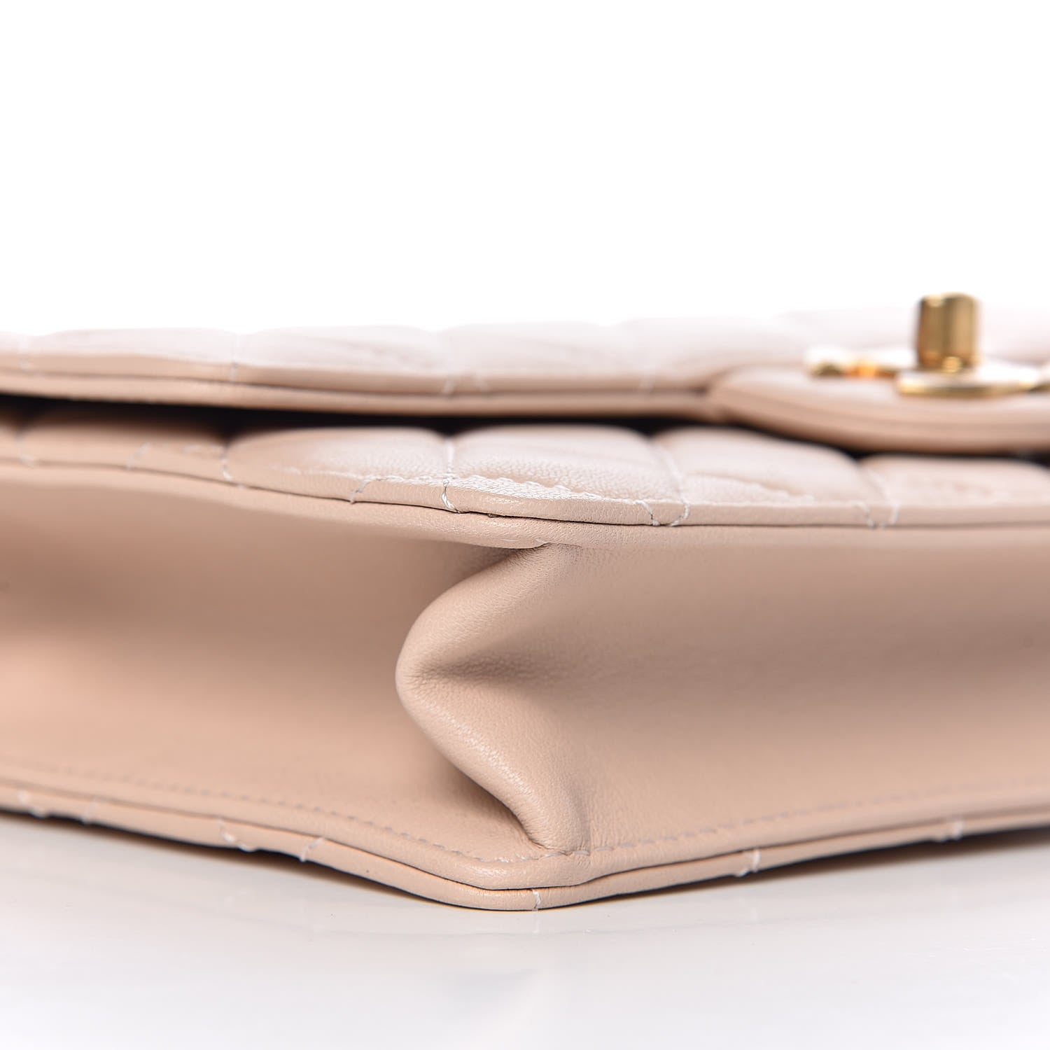 Chanel Lambskin Quilted Small Chic Pearls Flap Beige 9 of 12