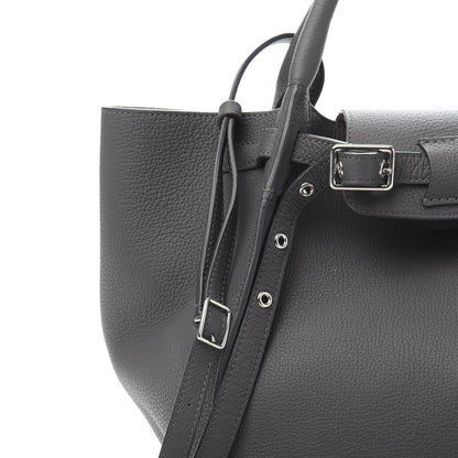 Celine Supple Grained Calfskin Long Strap Small Big Bag Gray 12 of 12