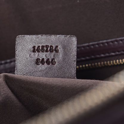 Gucci Guccissima Large Punch Bowler Burgundy 7 of 17