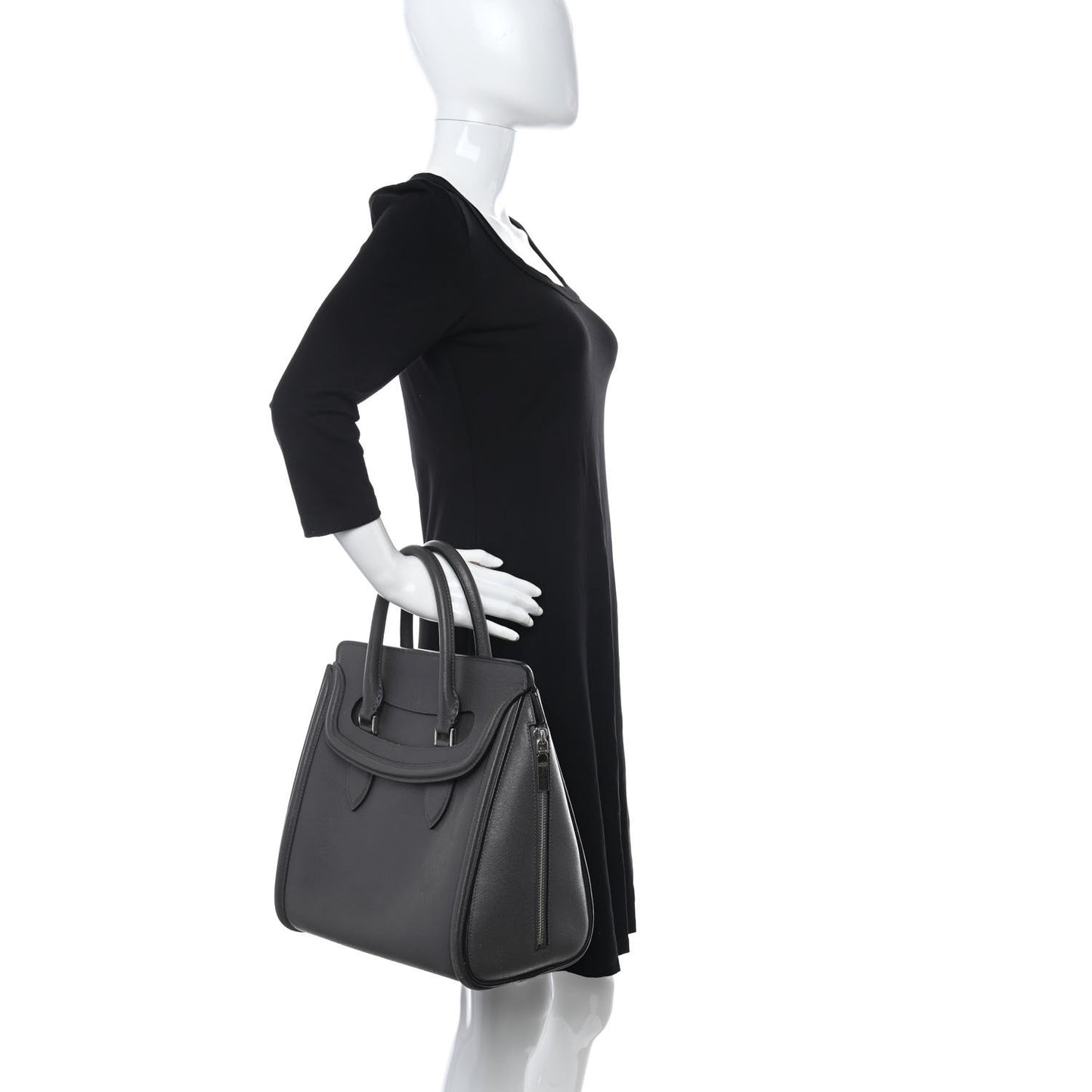 Calfskin Large Heroine Grey