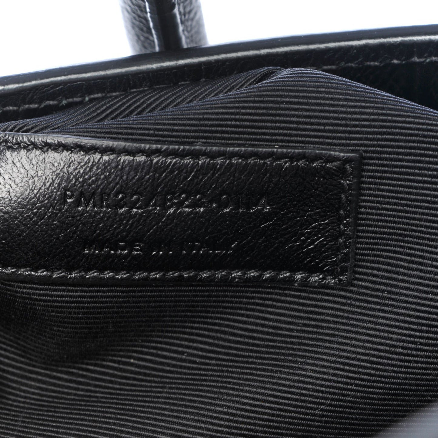 Calfskin Crocodile Embossed Small Sac de Jour Black