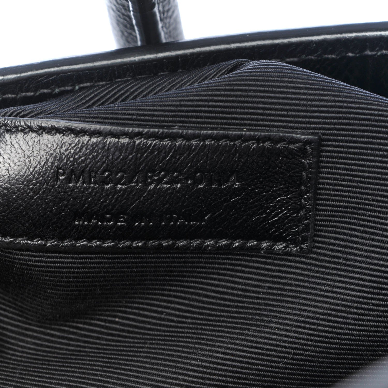 Saint Laurent Calfskin Crocodile Embossed Small Sac de Jour Black 7 of 12