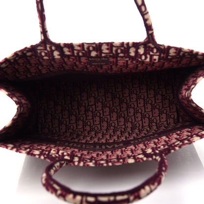 Christian Dior Oblique Large Book Tote Burgundy Multicolor 5 of 10