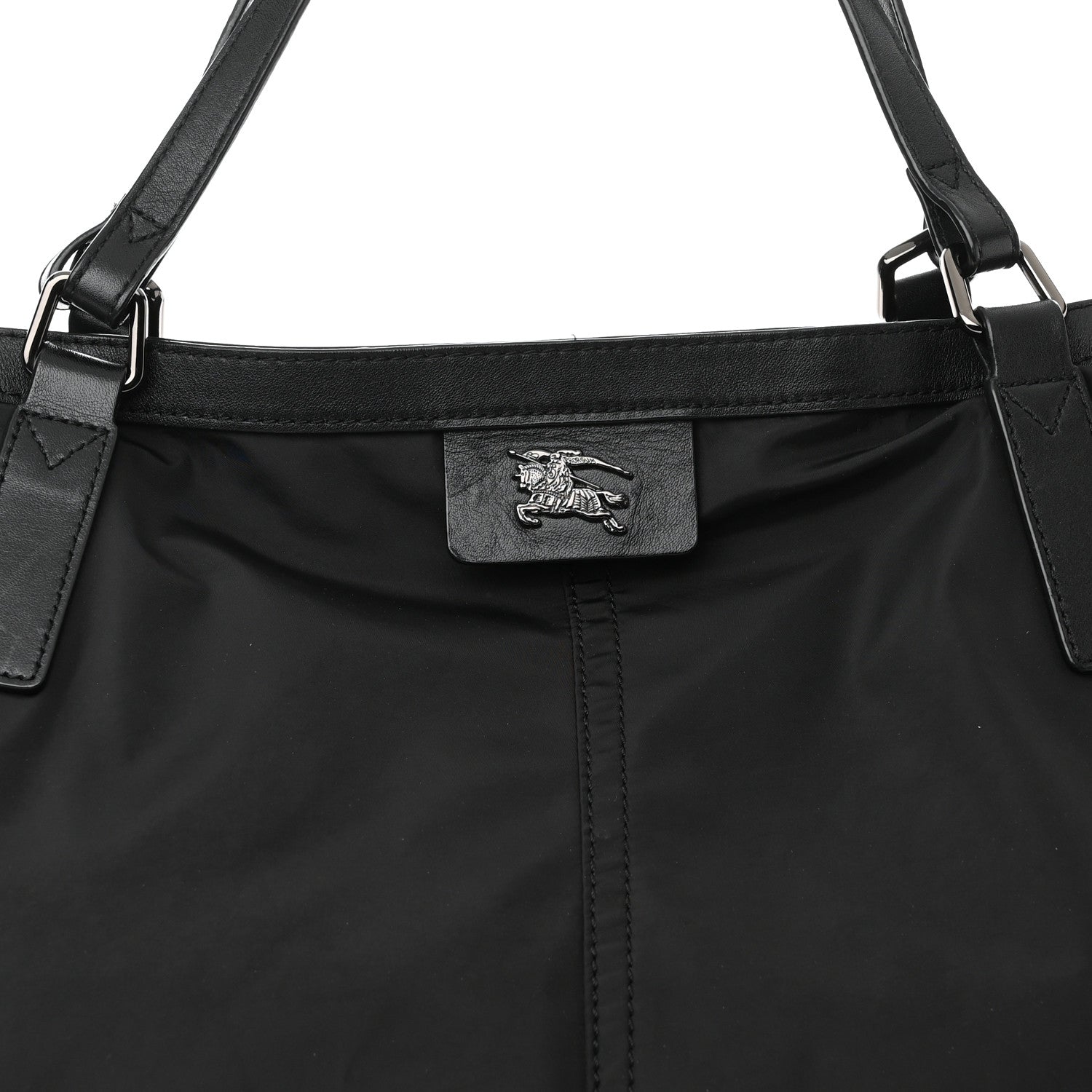 Burberry Nylon Buckleigh Packable Tote Black 7 of 11