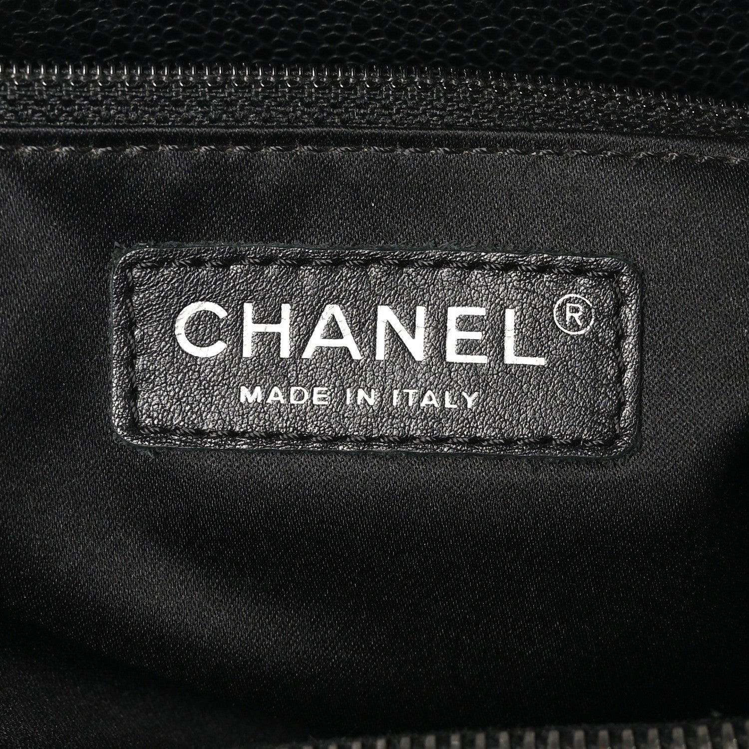 Chanel Caviar Quilted XL Grand Shopping Tote GST Black 7 of 11