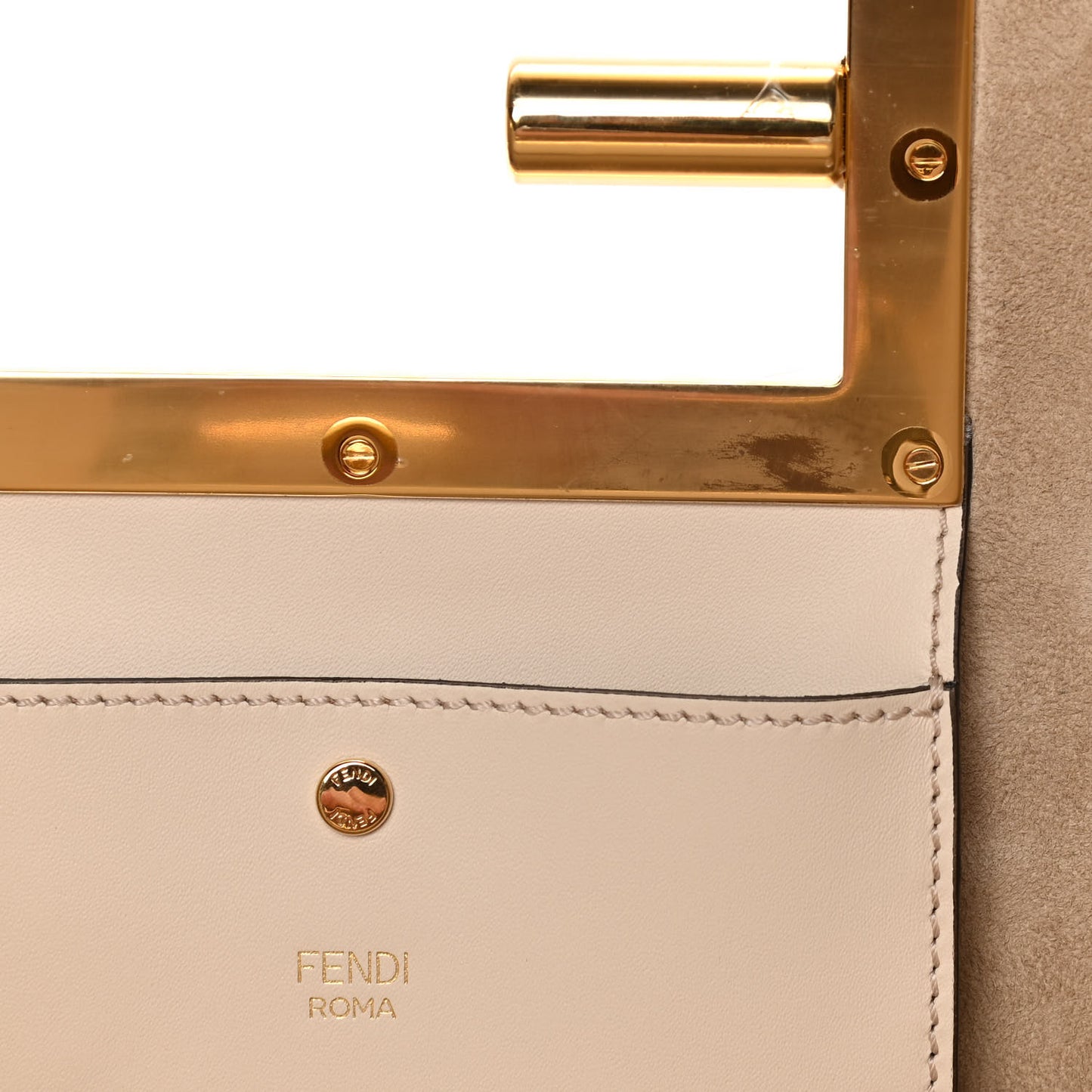 Vitello King Medium Fendi Way Tote Camelia