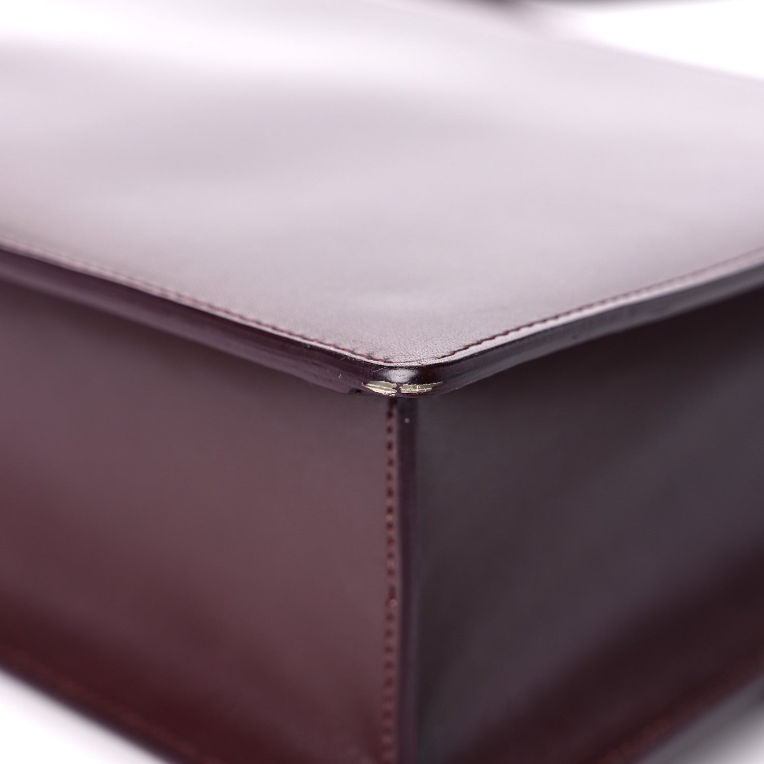Saint Laurent Calfskin Large Highschool Satchel Burgundy 11 of 16