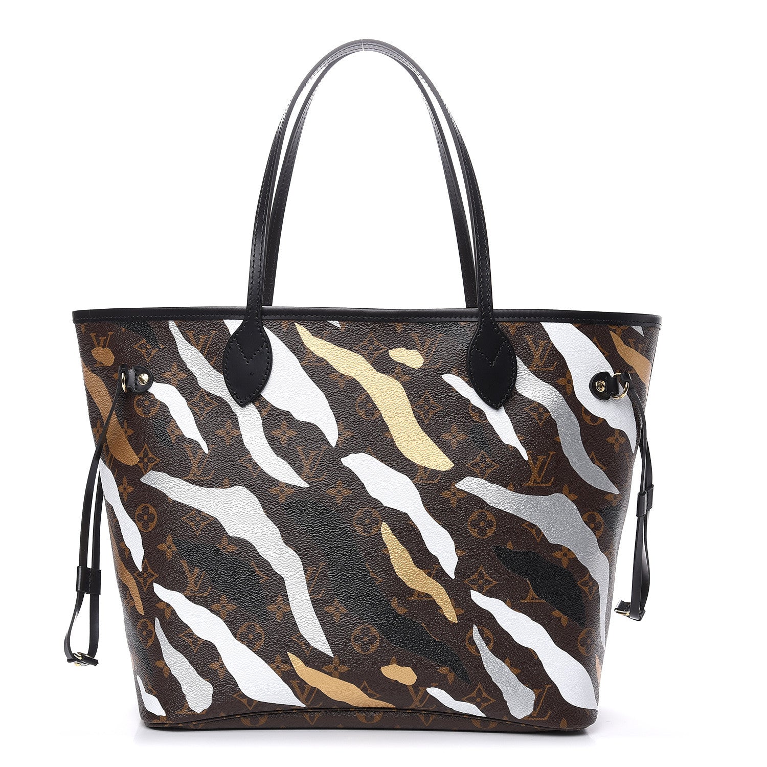 Louis Vuitton X LOL Monogram Neverfull MM Gold Silver 1 of 10