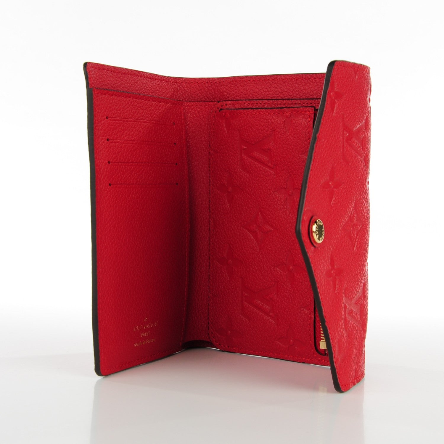 Louis Vuitton Empreinte Compact Curieuse Wallet Cherry 5 of 7