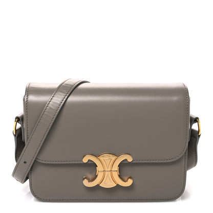 Celine Shiny Calfskin Teen Triomphe Pebble 1 of 13