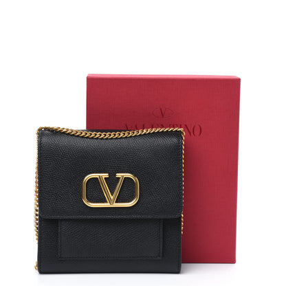 Valentino Garavani Calfskin VLogo Crossbody Bag Black 13 of 13