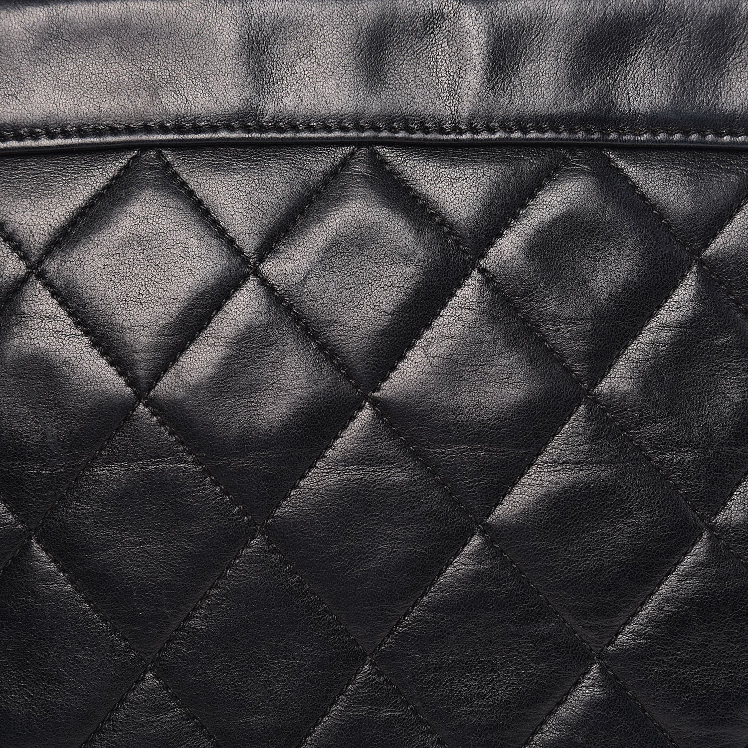Chanel Lambskin Quilted Shoulder Bag Black 11 of 11
