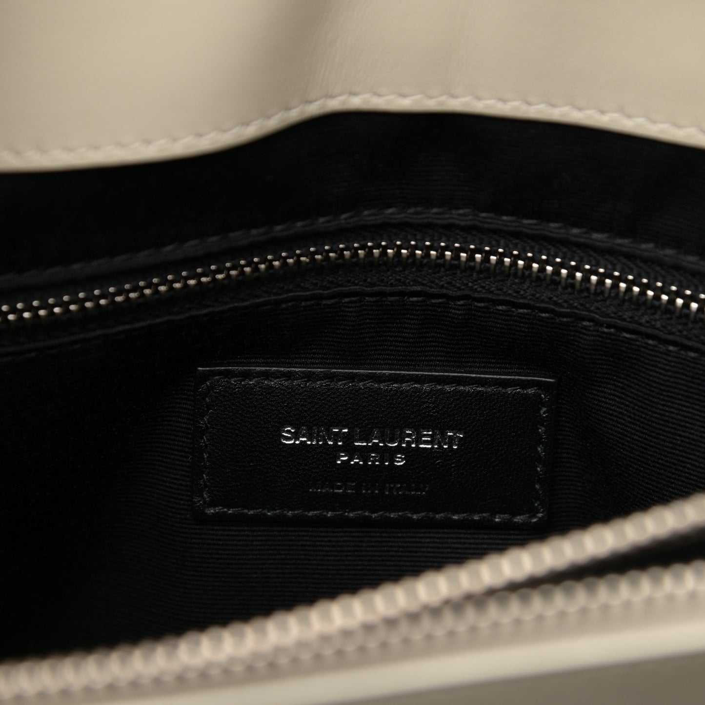 Calfskin Y Quilted Monogram Medium Loulou Chain Satchel Crema Soft