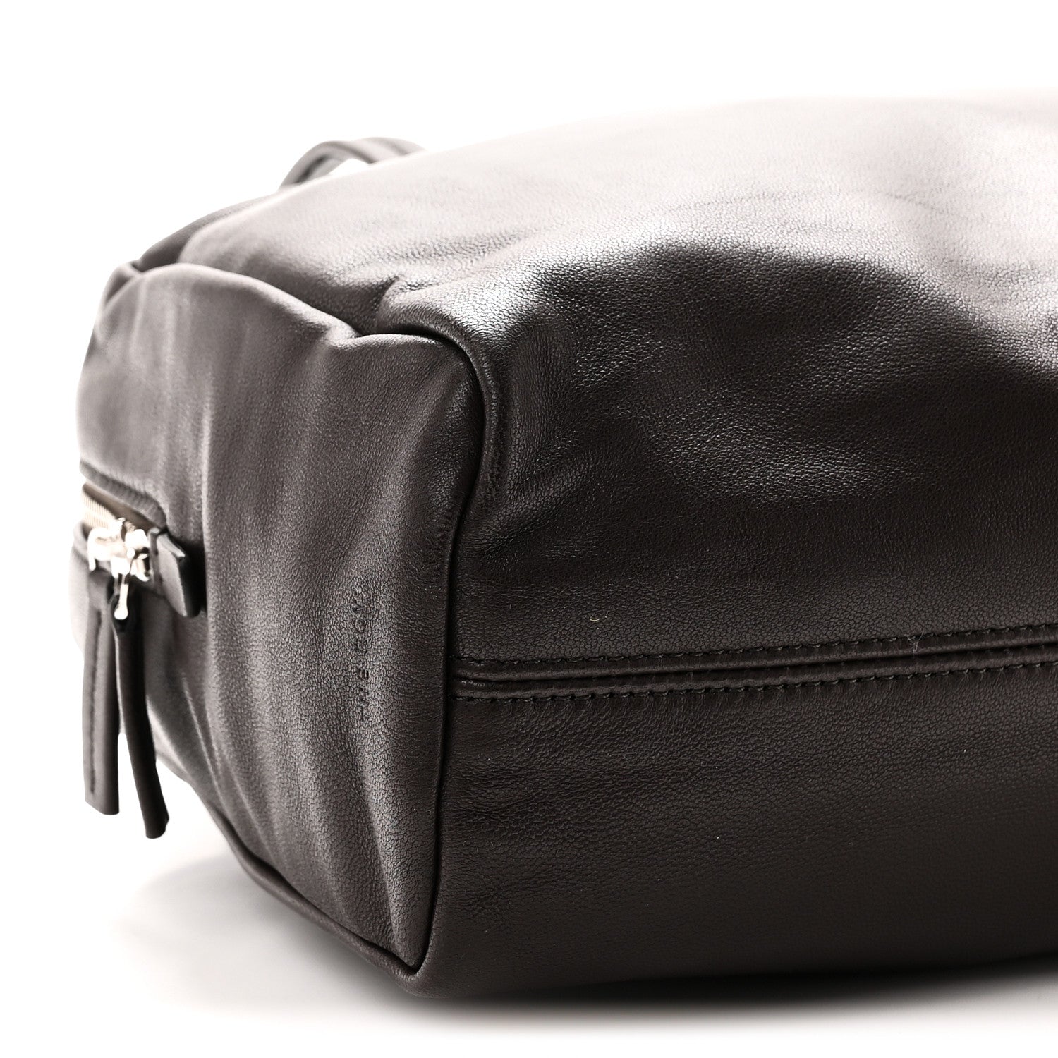 The Row Nappa Astra Bowling Bag Dark Brown Ans 8 of 9