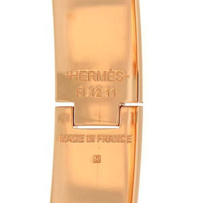 Hermes Enamel Narrow Fusion Clic Clac H Bracelet PM Lilas Ultramarine 4 of 4
