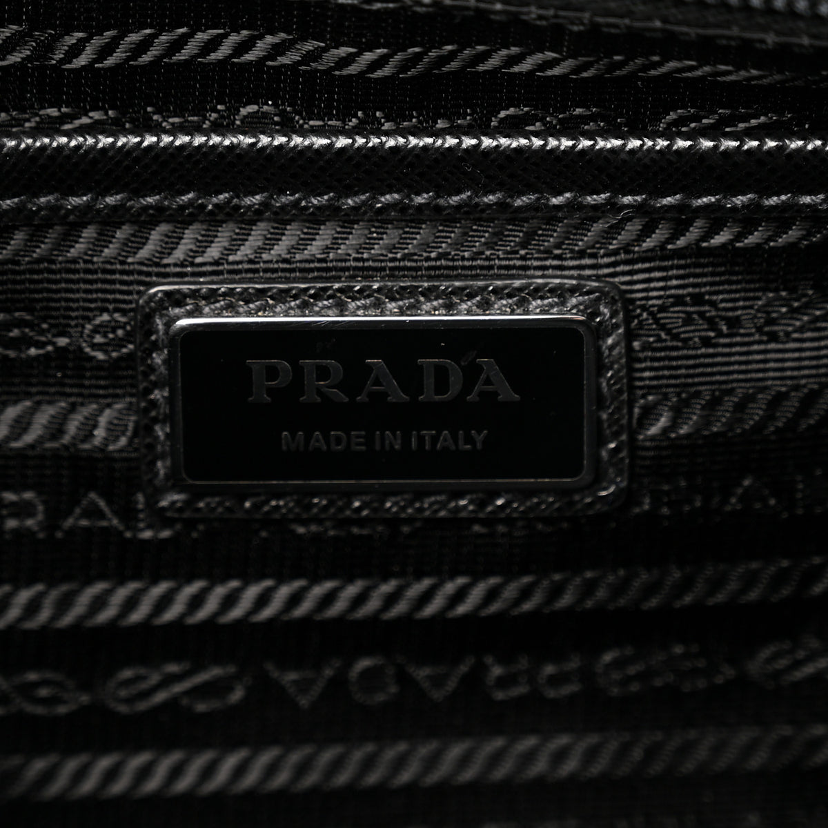 Prada Re-Nylon Saffiano Medium Backpack Black 6 of 9