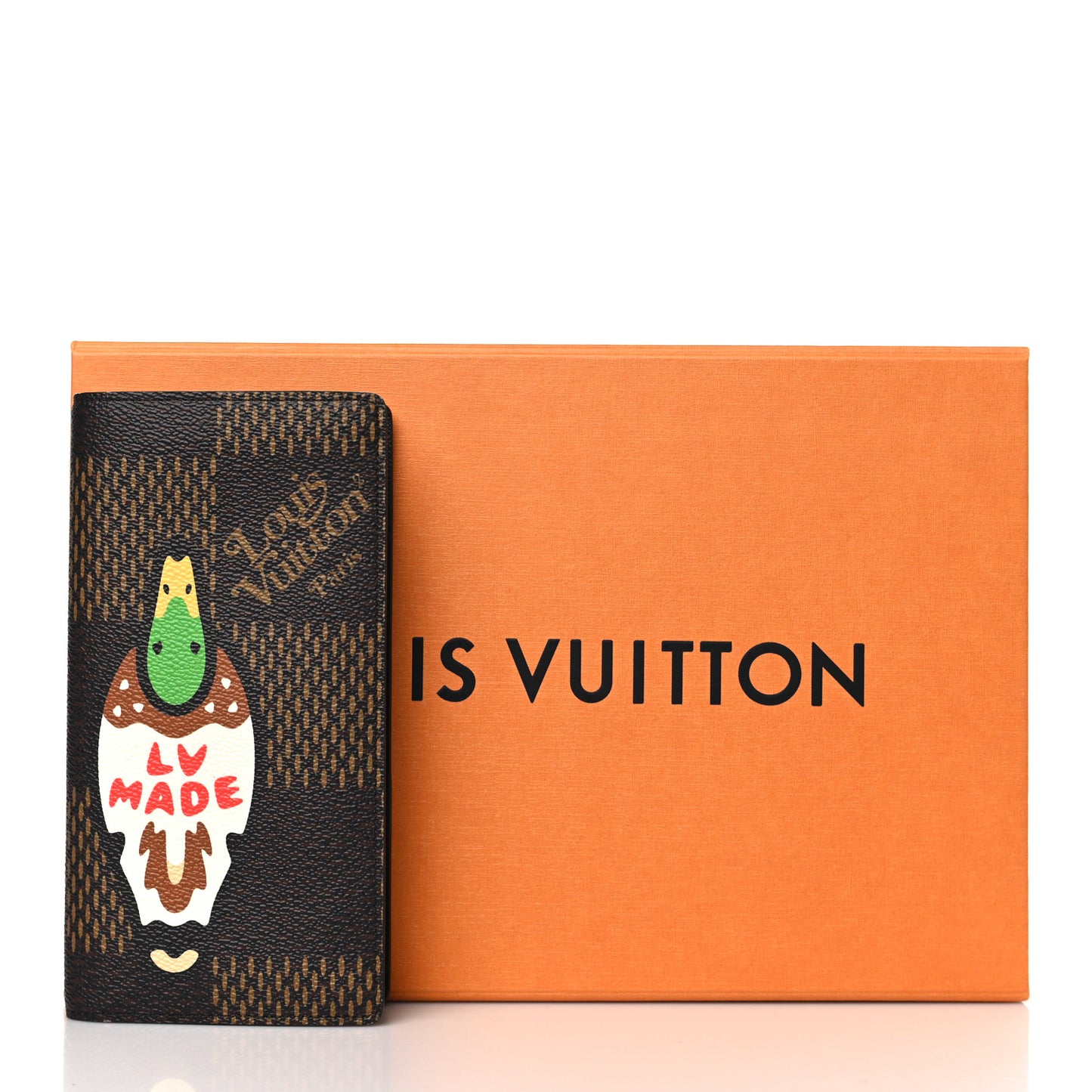 X NIGO Giant Damier Ebene Brazza Wallet
