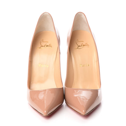 Christian Louboutin Patent So Kate 120 Pumps 37.5 Nude 2 of 8