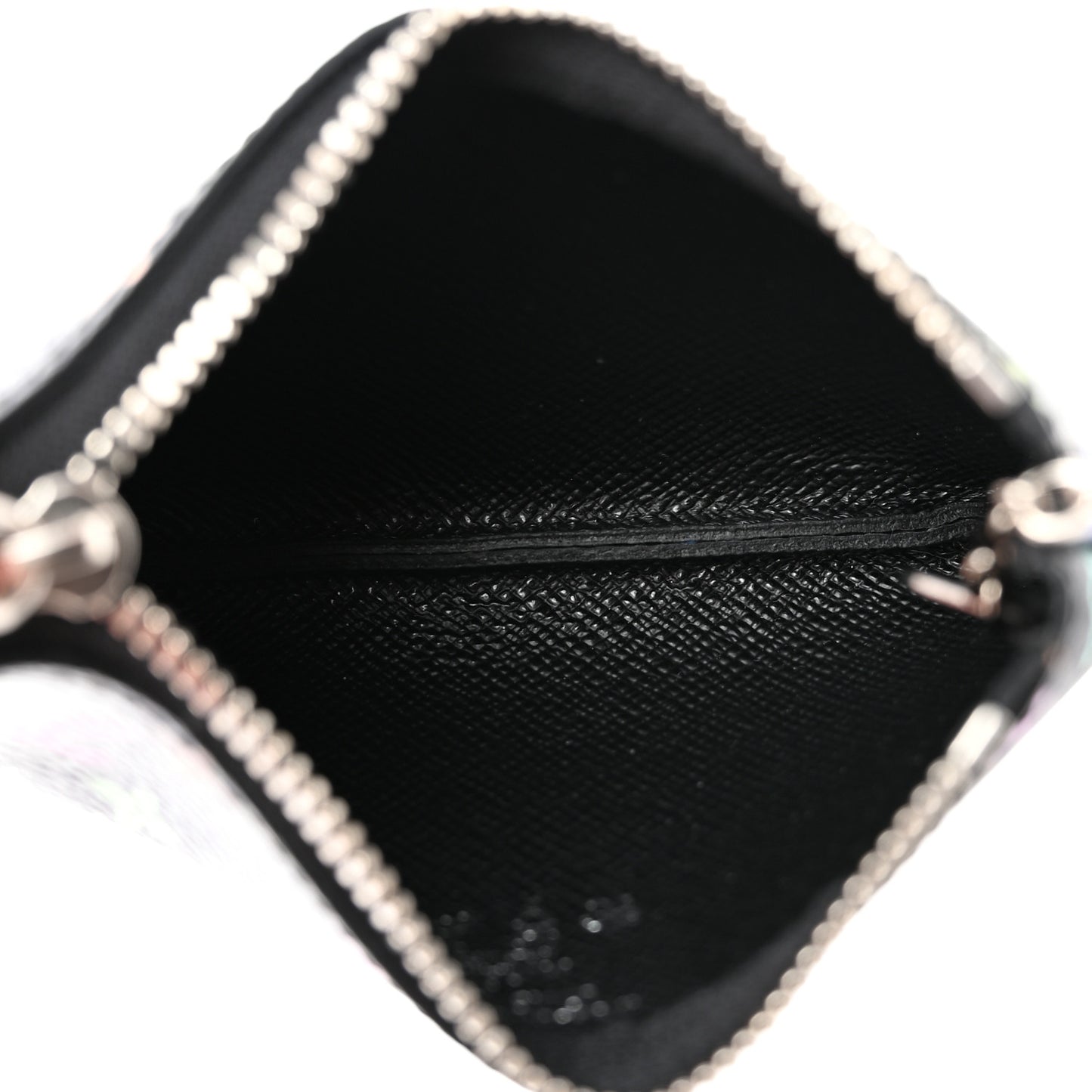 LV X TM Monogram Multicolor Key Pouch Black