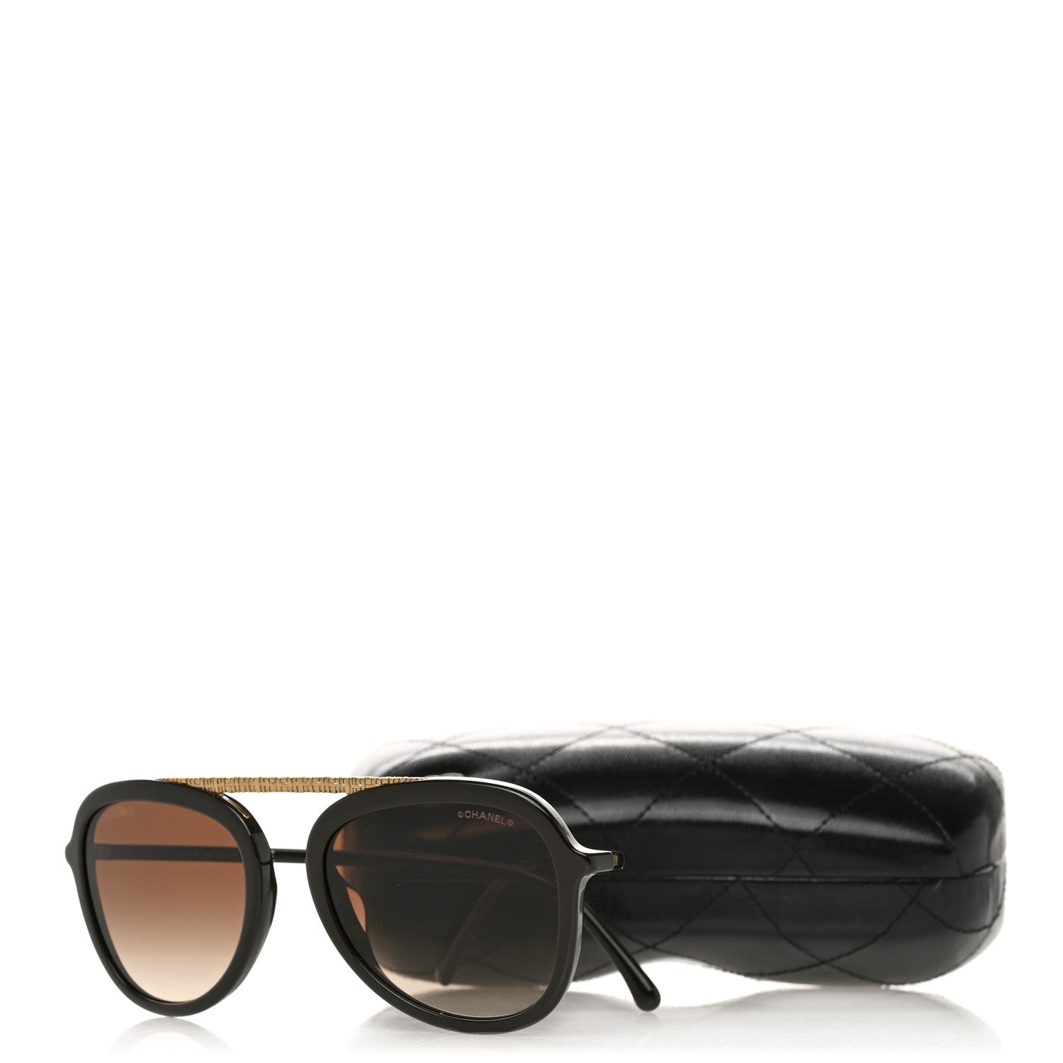 Chanel Aviator Sunglasses 5381-A Brown 8 of 8