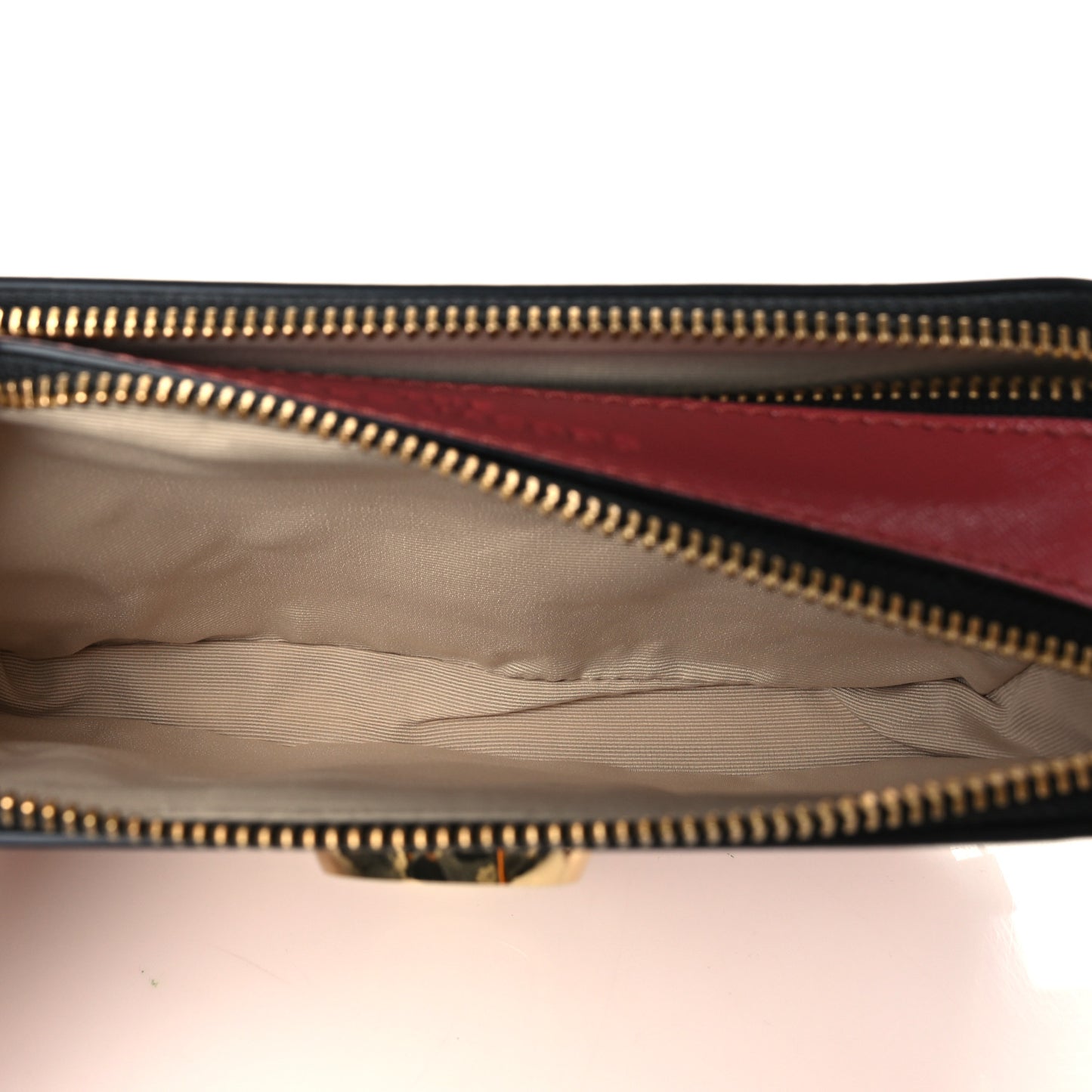 Saffiano Small Snapshot Camera Bag Pink Multicolor