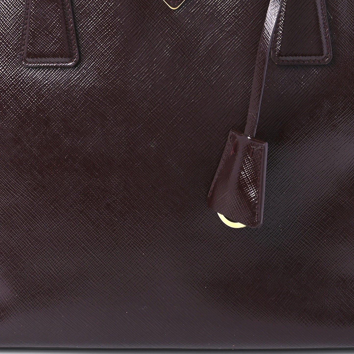 Saffiano Lux Large Galleria Double Zip Tote Granato