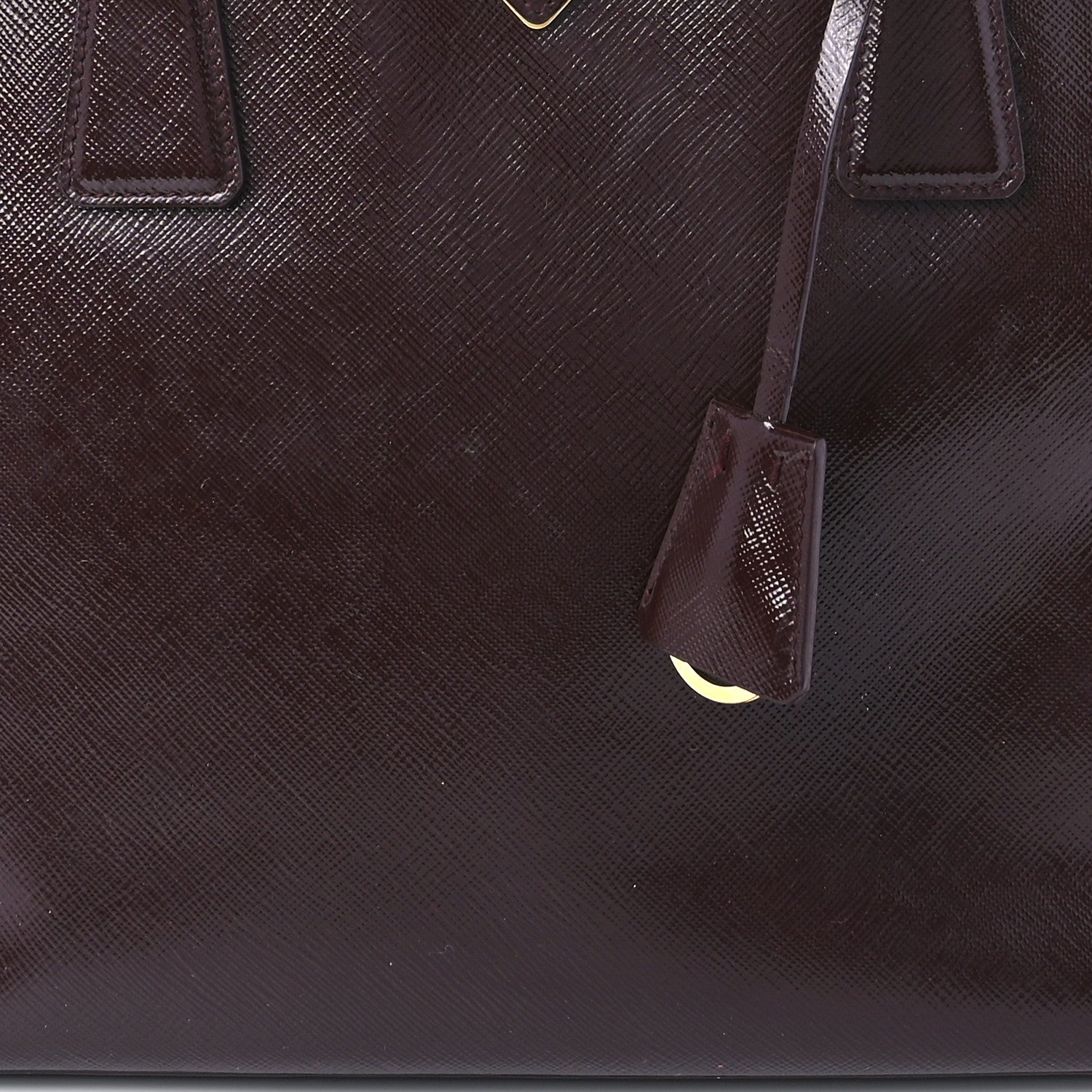 Prada Saffiano Lux Large Galleria Double Zip Tote Granato 8 of 11