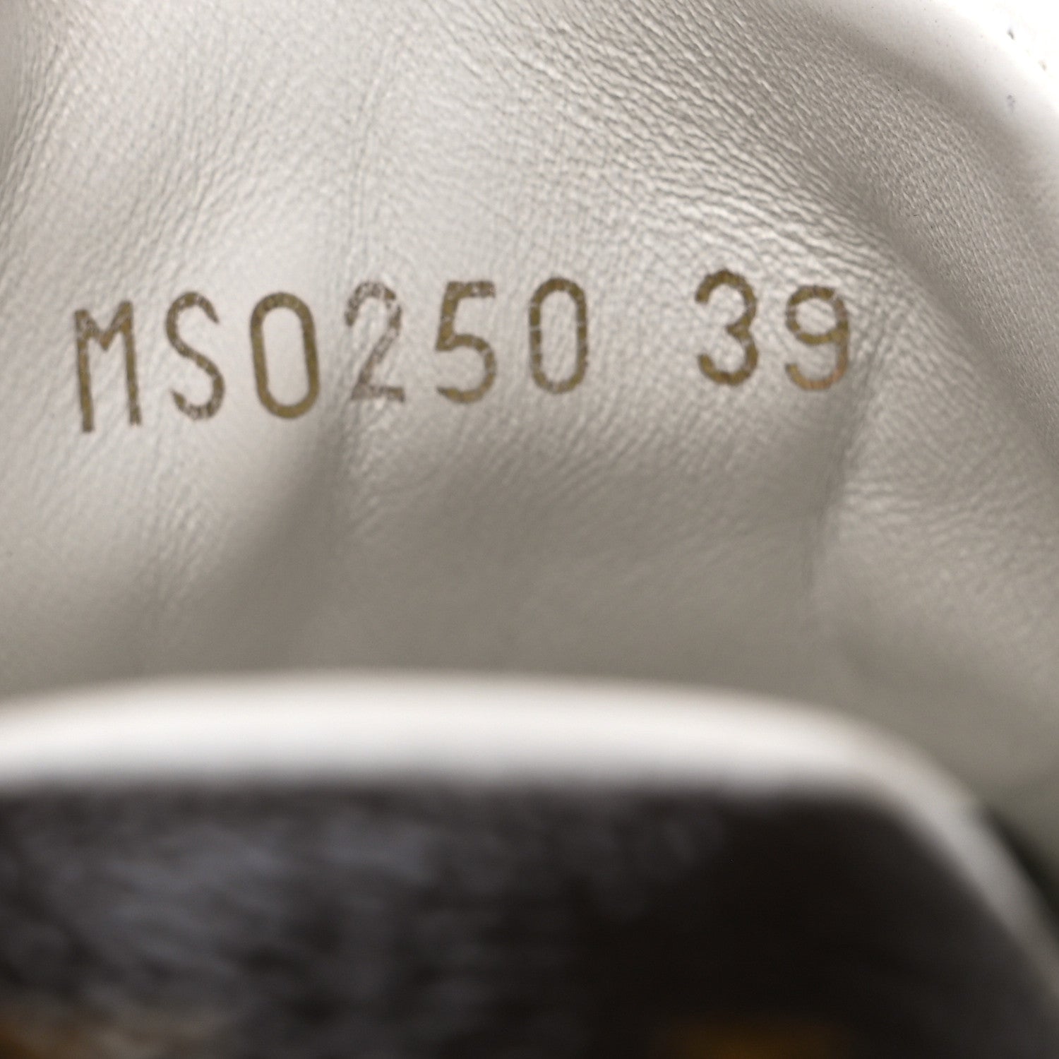 Louis Vuitton Lambskin Embossed Monogram Time Out Sneakers 39 White 9 of 13