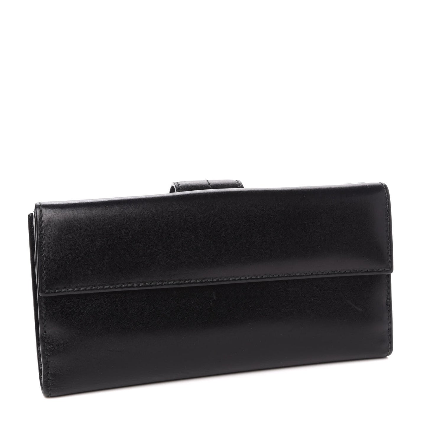 Calfskin GG Continental Wallet Black