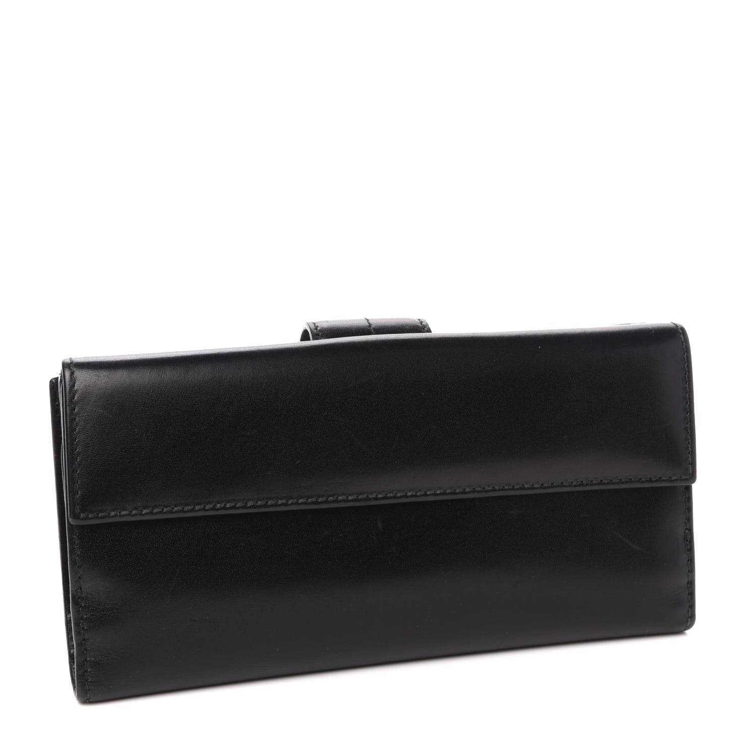 Gucci Calfskin GG Continental Wallet Black 3 of 10