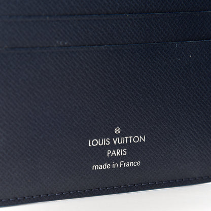 Louis Vuitton Taiga Articles De Voyage Multiple Wallet Blue Marine 5 of 8