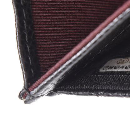 Chanel Caviar Quilted Flap Card Holder Wallet Black 8 of 11