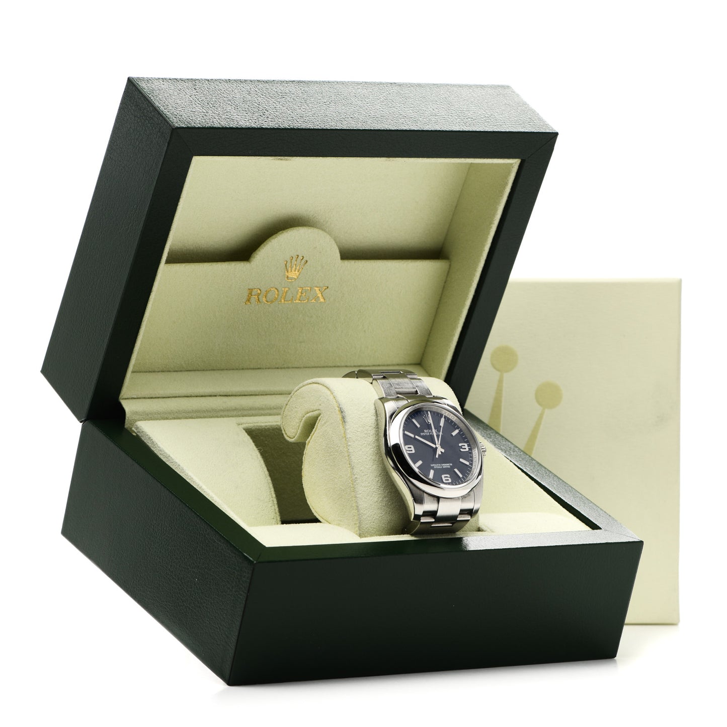 Stainless Steel 36mm Oyster Perpetual Watch Blue 116000