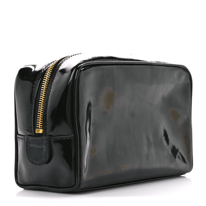 Chanel Patent Timeless CC Cosmetic Pouch Black 3 of 11