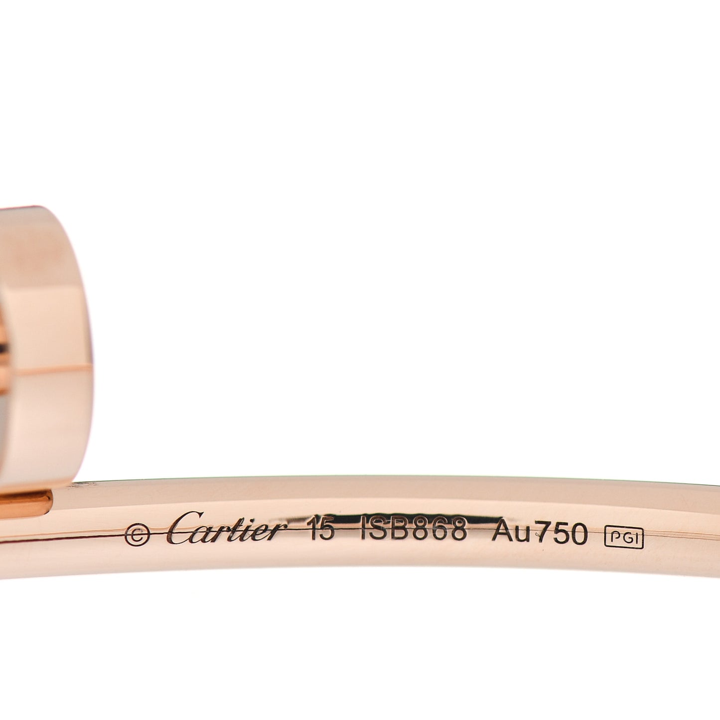 18K Pink Gold Small Juste Un Clou Bracelet 15