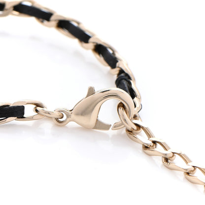Chanel Metal Lambskin Crystal Sergeant Chanel Bracelet Gold 5 of 6