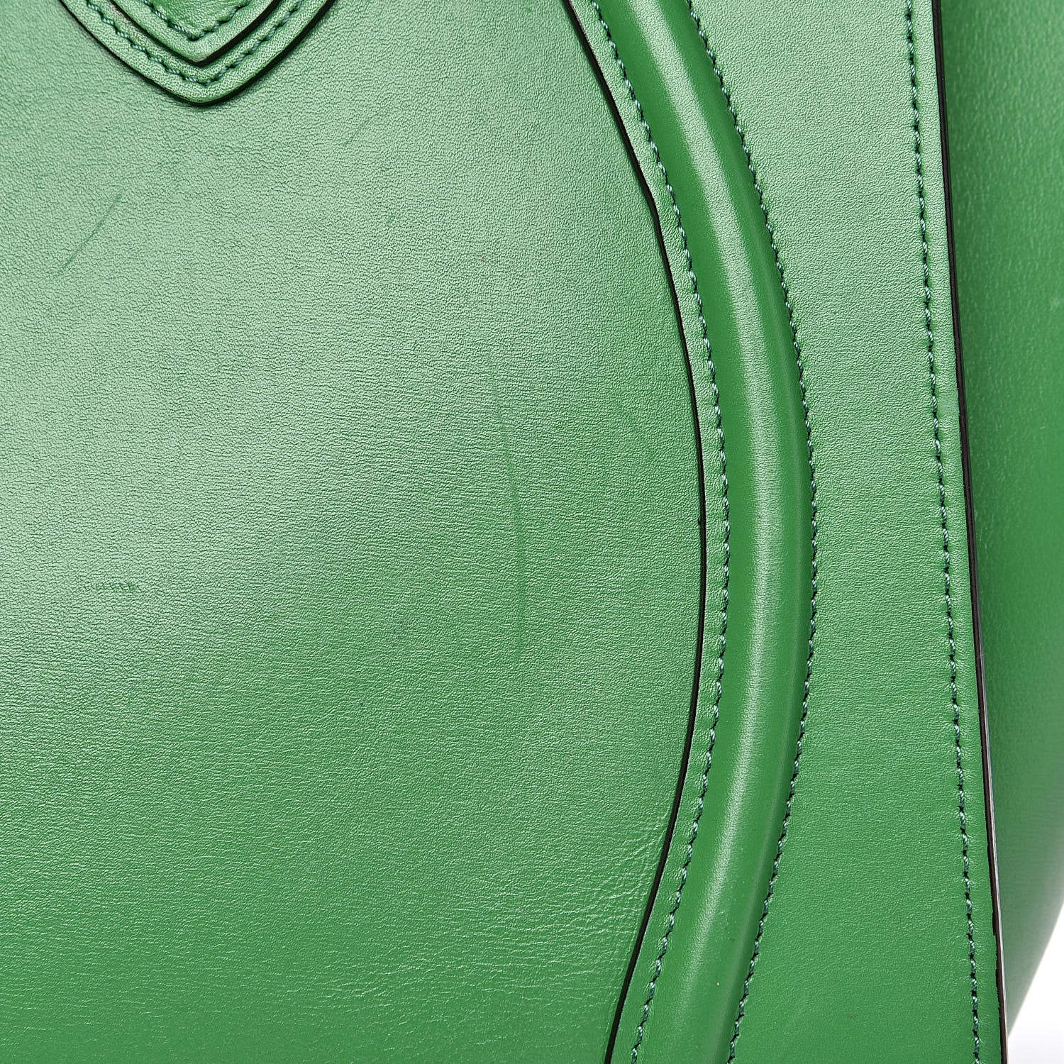 Celine Palmelato Mini Luggage Grass Green 15 of 18