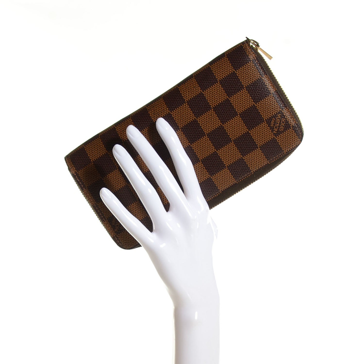Louis Vuitton Damier Ebene Zippy Wallet 2 of 7