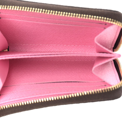 Louis Vuitton Damier Ebene 2022 Christmas Animation Paris Zippy Coin Purse Pink 5 of 8