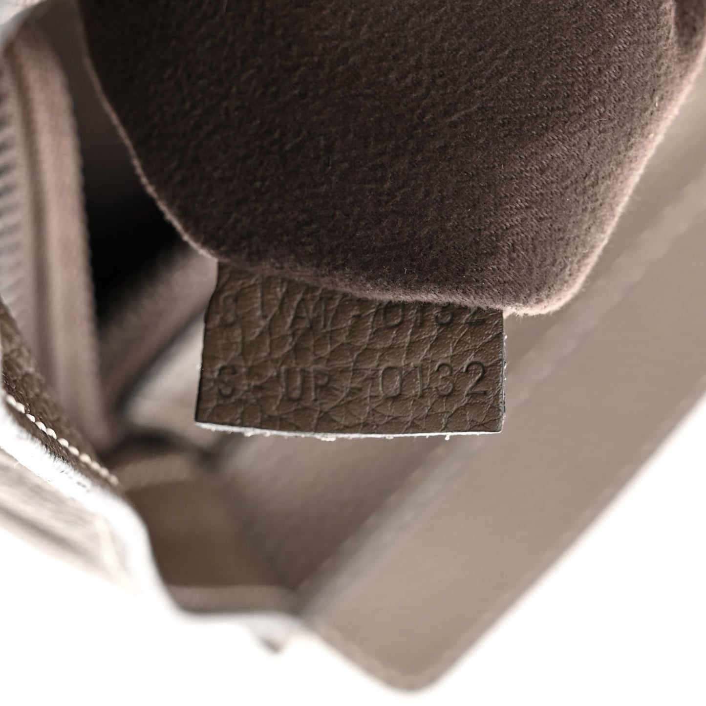 Drummed Calfskin Mini Luggage Souris