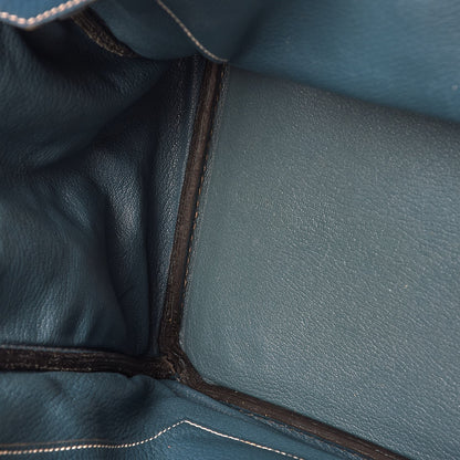 Hermes Taurillon Clemence Birkin 35 Bleu Thalassa 13 of 56