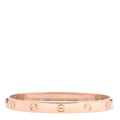 Cartier 18K Pink Gold LOVE Bracelet 18 3 of 7