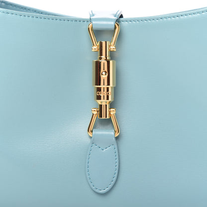 Gucci Boarded Dyana Lux Calfskin Small Jackie 1961 Hobo Dusty Azure 10 of 10