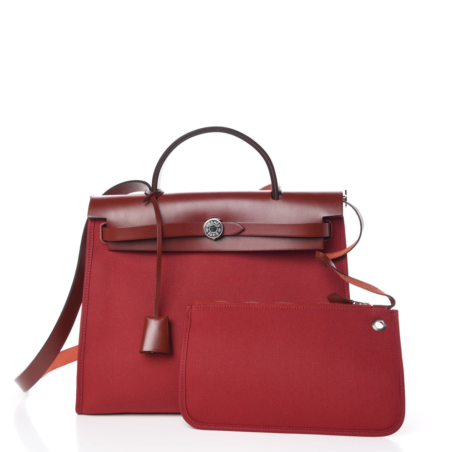 Vache Hunter Toile Herbag Zip 31 PM Rouge Grenat Rouge H