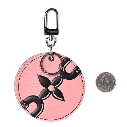 Louis Vuitton Epi Chain Flower Mirror Bag Charm Key Holder 2 of 4