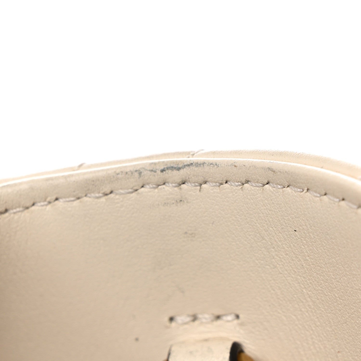 Gucci Calfskin Matelasse Super Mini GG Marmont Shoulder Bag White 16 of 23