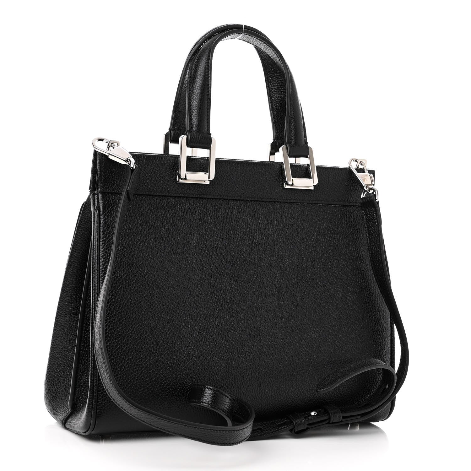 Gucci Grainy Calfskin Small Zumi Top Handle Bag Black 3 of 10